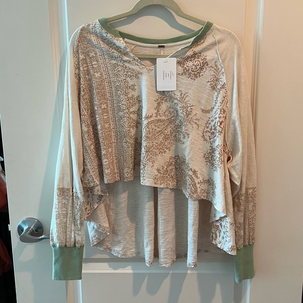 Free People True Perfection Tee In Almond Milk - Picture 6 of 16